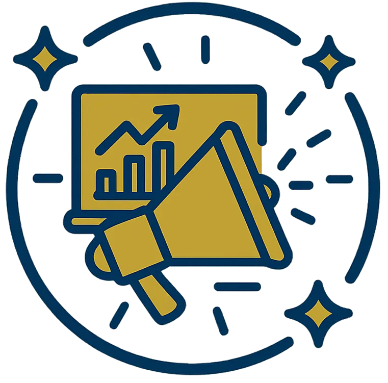 Marketing support icon
